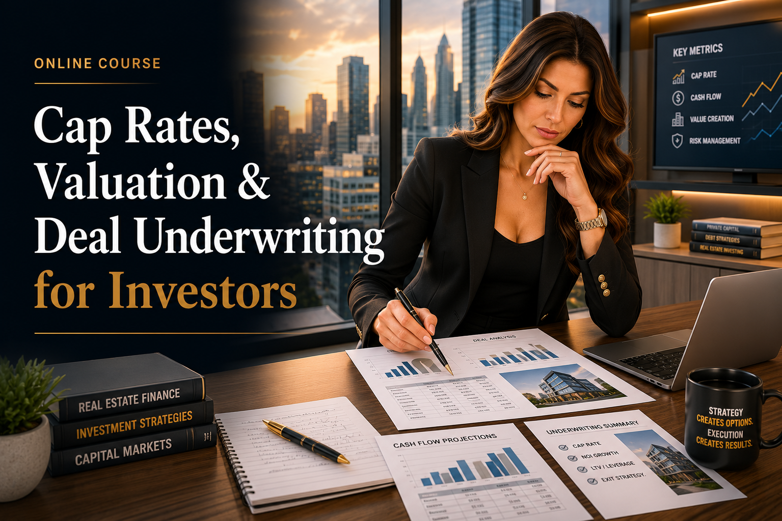 Cap Rates, Valuation & Deal Underwriting for Investors (Tier 5 - Course 28)