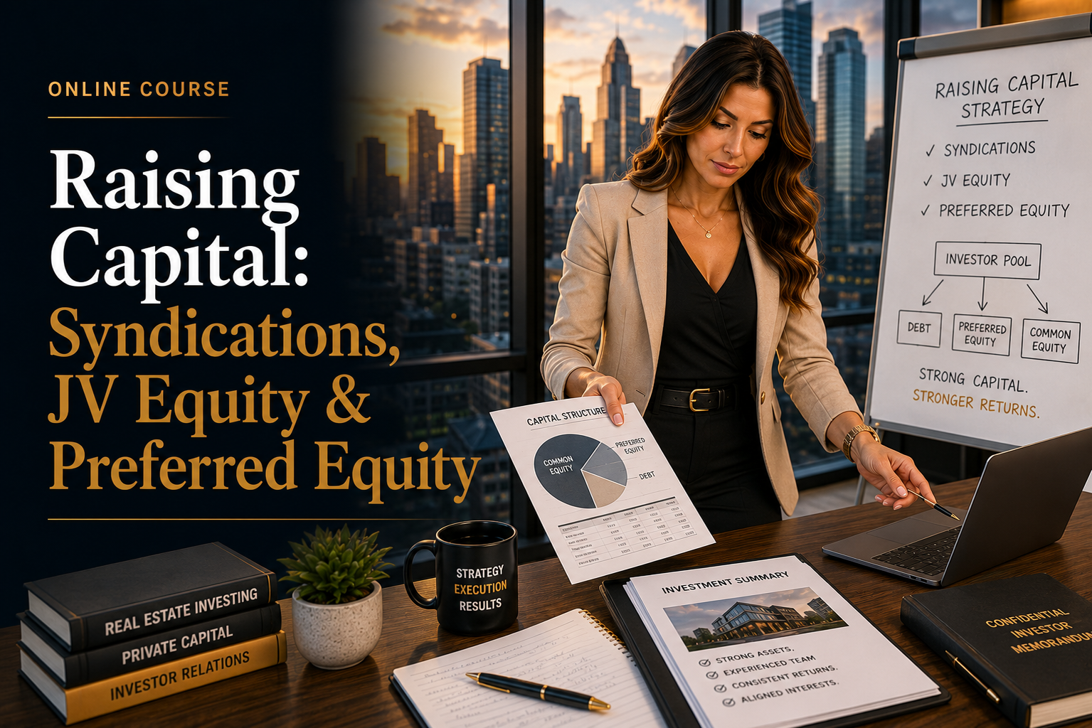 Raising Capital: Syndications, JV Equity & Preferred Equity (Tier 5 - Course 29)