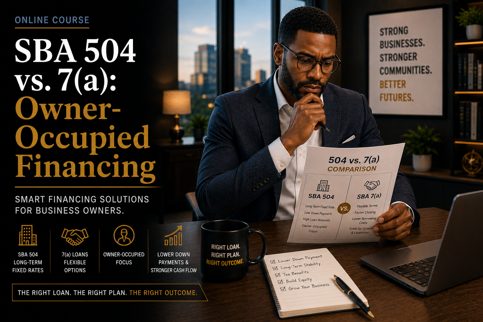 SBA 504 vs. 7(a): Owner-Occupied Financing (Tier 4 - Course 24)