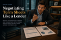 Negotiating Term Sheets Like a Lender (Tier 1 - Course 4)