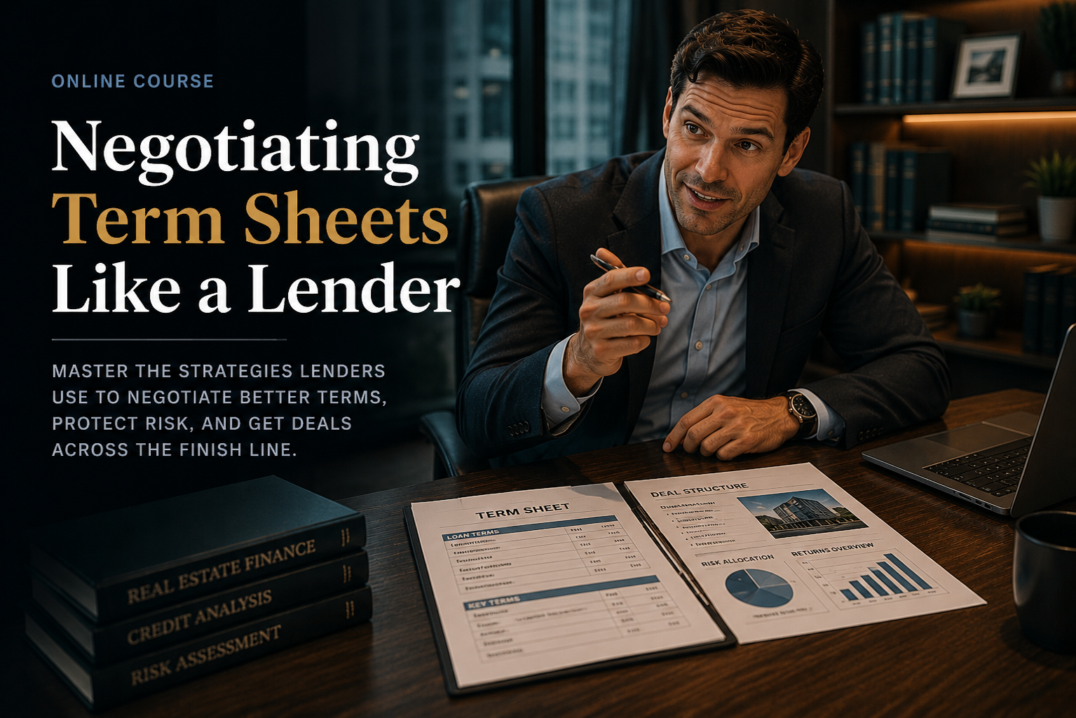 Negotiating Term Sheets Like a Lender (Tier 1 - Course 4)